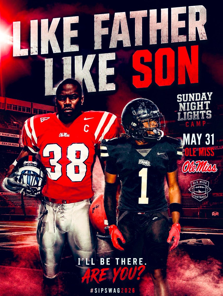 KRobJr_0's tweet photo. I will be at the Sunday Night Lights Camp @OleMissFB tomorrow! Excited to get my camp season started! 

5’9 175  2030 ATHLETE   @NWRCOUGARFB 

@cpittman_7 @Coach_Nickols @ESPN3ALLDAY @Coach_Drew1 @CoachB_BROWN @Coach_MSpurlock @drm_12 @Rebels247 @FredGRebs @Coach_MWoodson @LawrencHopkins @MacCorleone74