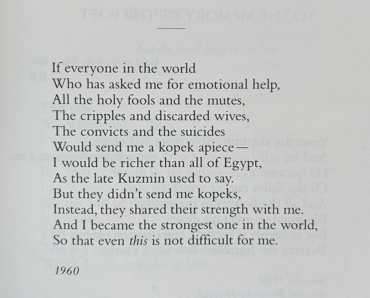 TomSnarsky's tweet photo. Anna Akhmatova, tr. Judith Hemschemeyer https://t.co/rlo05riz8V
