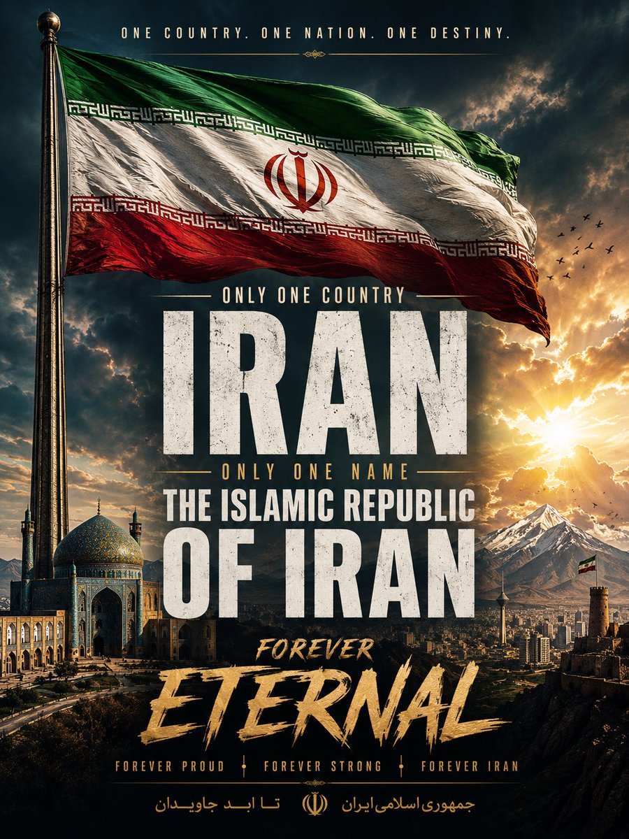 DJSIMON021's tweet photo. “Only one name stands eternal: The Islamic Republic of Iran. Forever enduring, forever proud.”
@drpezeshkian @mb_ghalibaf 
#iran #فخر_پاکستان_عاصم_منیر #hormoz https://t.co/kIfAIpYZjX