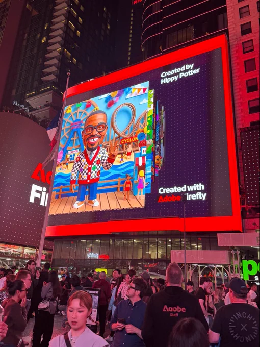 made it to time square!
