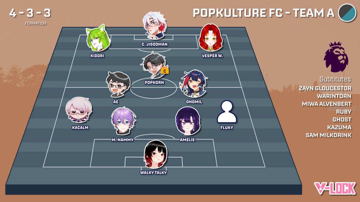 PopKorn163's tweet photo. [Weekly Schedule]
ตารางไลฟ์ Vtuber ของ V-LOCK "ครั้งสุดท้าย"
TEAM A - Premier League ทุกวันอังคาร 3 ทุ่ม
TEAM B - EPL Championship ทุกวันพฤหัส 3 ทุ่ม

อย่าลืมมาหากันที่ยูทูบช่อง PopKorn163 น้า
*ตารางอาจเปลี่ยนตามเหตุอันสมควร*
#Vtuber #VtuberTH #วีนักฟุตบอล https://t.co/MbIN2qJabC