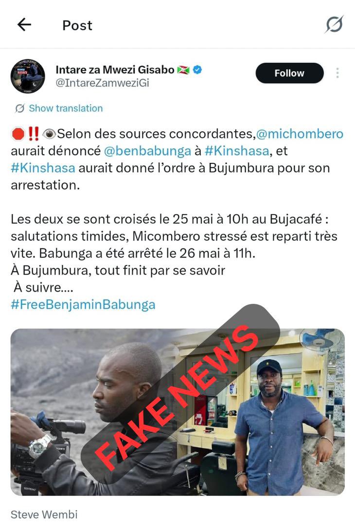 Daniel Michombero /Batubenga tweet media