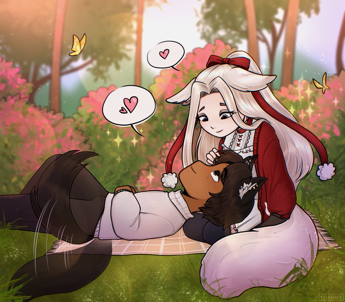leshashev's tweet photo. Chibi Art-trade with @LHnana2 ✨
• Daisuke and Lesha (My Mouthwashing CC*OC) by her
• Cesar and Felita (Her Encanto OCs) by me :3
#Mouthwashingoc #Encantooc https://t.co/QVLsihtmqY