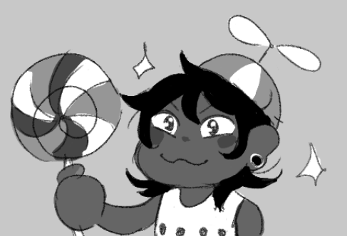 Ichxgomeshi's tweet photo. First time i draw Bonnie and the first thing i do is give them a propeller hat and a giant lollipop 😭😭 (they deserve it tho)
#isat #isatfanart https://t.co/kXpgCe1S16