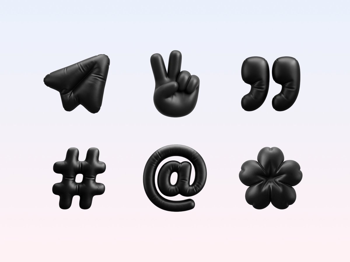 dreamdecko's tweet photo. Dark Inflated Symbols. https://t.co/H7DbSM9u7V