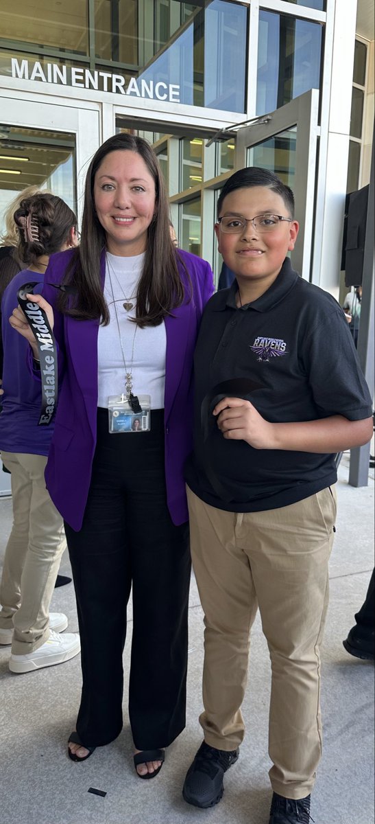 PRORTEGA48's tweet photo. @Eastlake_Middle Thank you for being such a special part of Alvaro’s middle school years.From cutting the ribbon on opening day as a new 6th grader to now heading off to high school, you’ve been there for an unforgettable chapter of his life.We appreciate your leadership, support, and dedication. https://t.co/Uc0c0bcv87