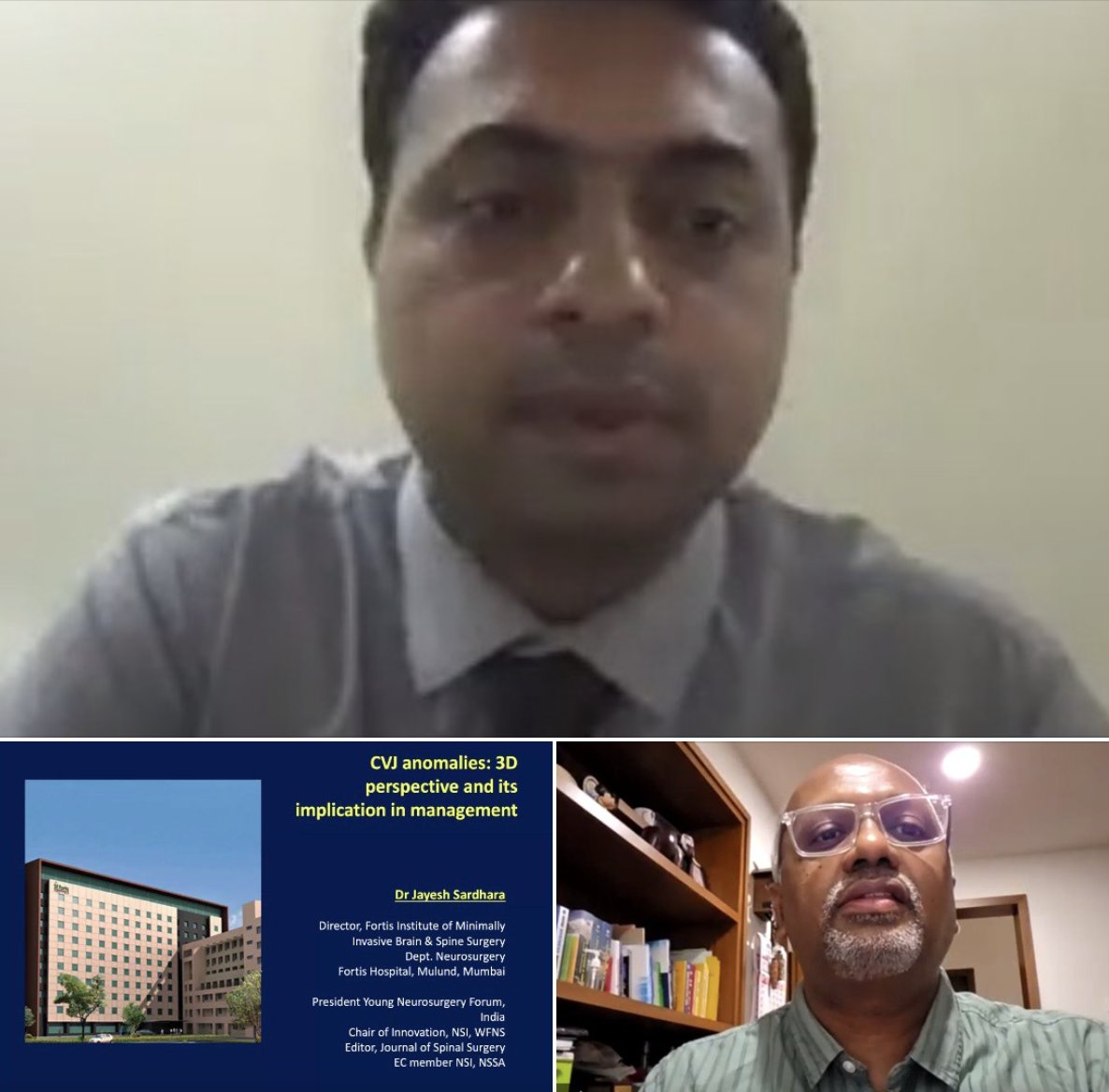 AsianCNS's tweet photo. We extend our sincere thanks to Prof. Jayesh Sardhara for the session 'Craniovertebral Junction anomalies: 3 D Perspective and Imolocation in  Management' at @AsianCNS   webinar.
We also sincerely appreciate Prof.  Komal Prasad for chairing the session.
This insightful academic session  featured renowned international experts sharing advanced perspectives and surgical strategies in craniovertebral junction anomalies and management.
Above all, we thank all 250 participants who  joined us and contributed to making the session a great success