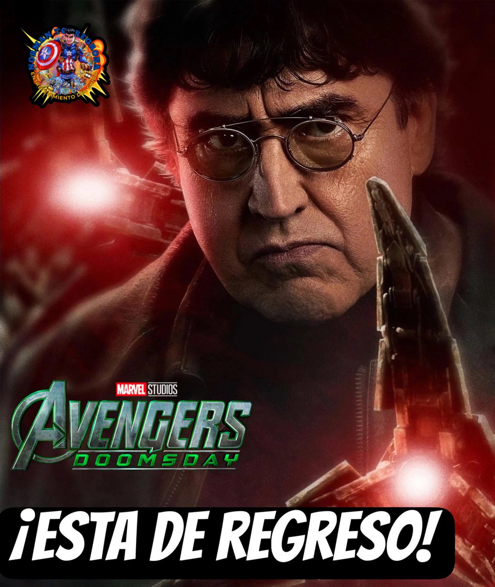 normantorregros's tweet photo. #alfredmolina declara que estรก listo para regresar al #mcu ademรกs de recordarnos que tiene todavรญa contrato para un film mรกs, lo que desata olas de rumores sobre su regreso como #docock en #avengersdoomsday ๐คฏ
#avengers https://t.co/HFsbEVFwSp