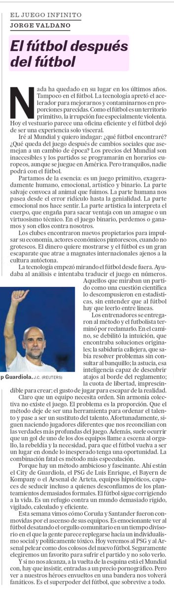 raulcaneda's tweet photo. Los entrenadores se entregaron al metodo y el futbolista termino por reclamarlo …….. Nadie le encuentra las palabras justas para definir la realidad del futbol como Valdano !! https://t.co/8DWUjS0drp