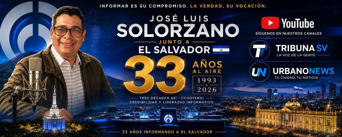 conectateconjls's tweet photo. 🔴 #EnVivo por @elurbanonews | Sigue al mejor análisis de país con los hechos de las noticias de #ElSalvador y el mundo con @conectateconjls _ en #Panorama este 1 de junio 📰🗞️ con @ompenate 

#Panorama  #Inevitables https://t.co/tgPSRyD7Ch