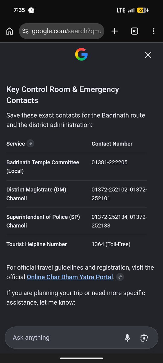 BakinggBrain's tweet photo. And for your kind information @uttarakhandcops @UTDBofficial @pushkardhami , none of the no. Provided is working. It's all a sham https://t.co/8Woba7Oswk