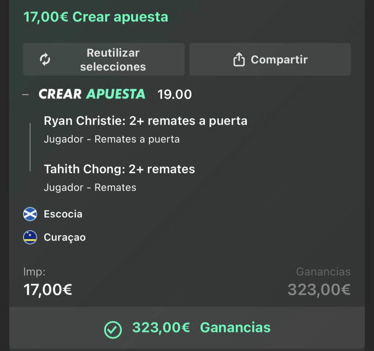 mzzbt01's tweet photo. Jugamos a otra cosa os lo digo muy enserio que no tiene sentido 🎵 

CUOTA 19
CUOTA 8
CUOTA 6.50
CUOTA 3

✅✅✅✅✅✅✅✅✅✅✅✅

TOTALMENTE GRATUITO EN EL CANAL ⬇️ https://t.co/UBDXWiKJAO