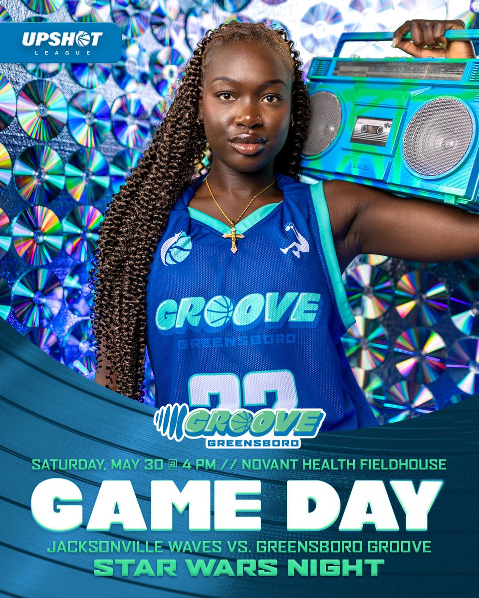 gsogrooveupshot's tweet photo. The force is strong with the Groove! Join us as we face off against the Waves tonight!

📍Novant Health Fieldhouse
⏰ 4 PM/ET
🆚 @jaxwavesupshot 
🎟️ https://t.co/kHC7kRYcW2
📺 https://t.co/xTgCsR9E9P https://t.co/u1lI6LochK