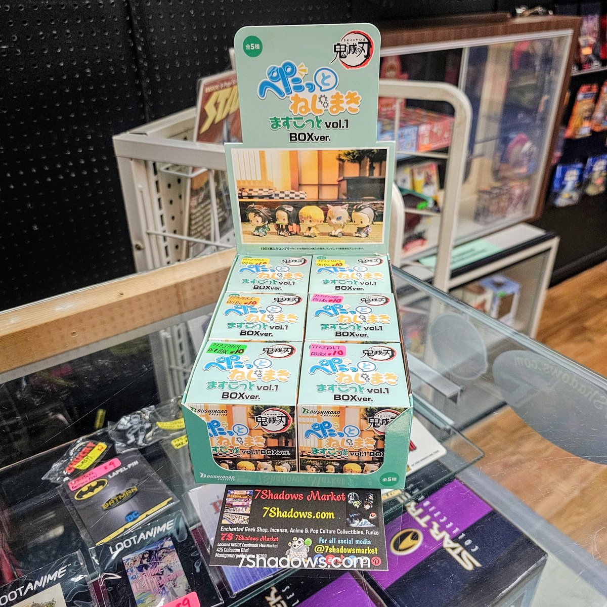 7ShadowsMarket's tweet photo. Demon Slayer blind boxes have arrived. Pop on by and check out the full lineup.

#7shadowsmarket #eastbrookfleamarket #montgomeryalabama #anime #DemonSlayer #supportlocal #blindbox #ShopSmall #newarrivals https://t.co/FSsvtVkovt