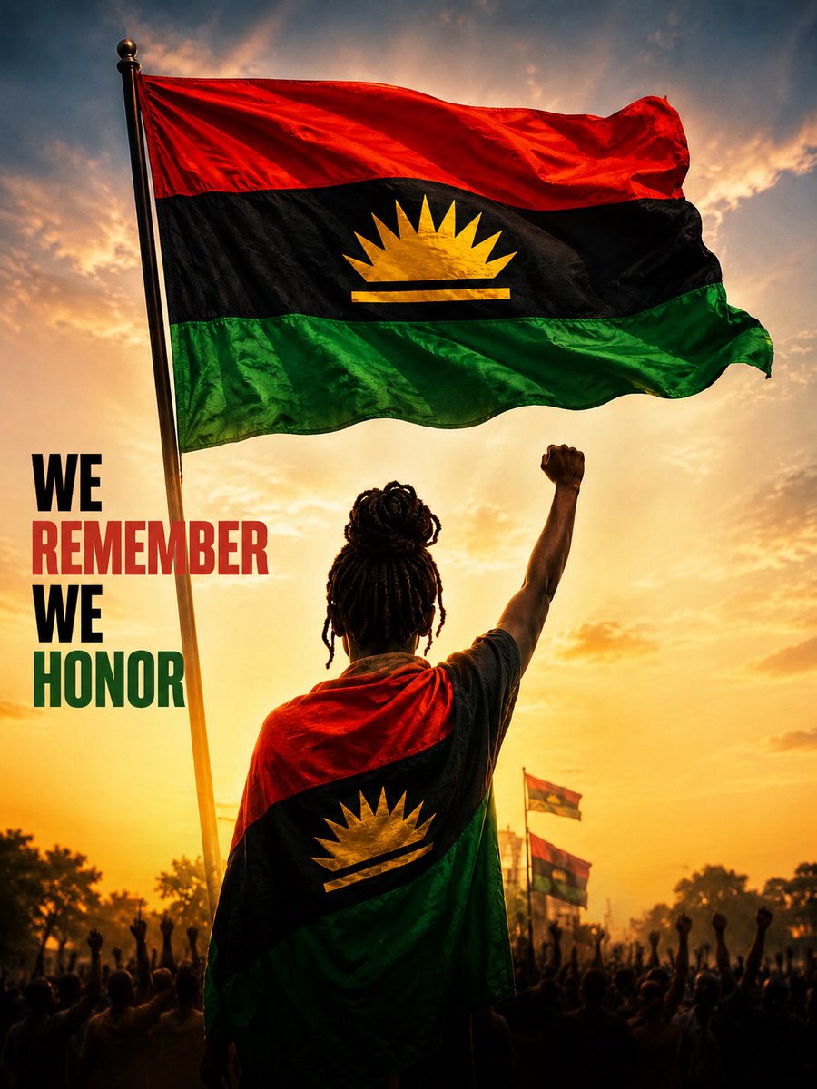 ebukafaline05's tweet photo. We don't die we multiply. May the souls of our ancestors who died during the genocide on Biafrans continue to rest in peace.
#30thMay #Biafra #BiafraHeroesDay30thMay2026 https://t.co/K3W2f5DyzV