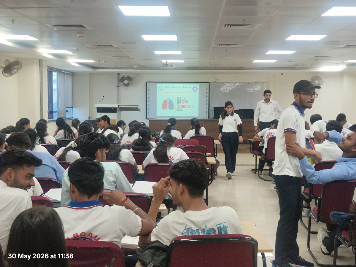 RLBCAU_NSS's tweet photo. NSS units of RLBCAU Jhansi organised World No Tobacco Day.
#SayNotobacco 
#Worldnotobaccoday
@NSSRDUPUK https://t.co/FUB7AG3kIs
