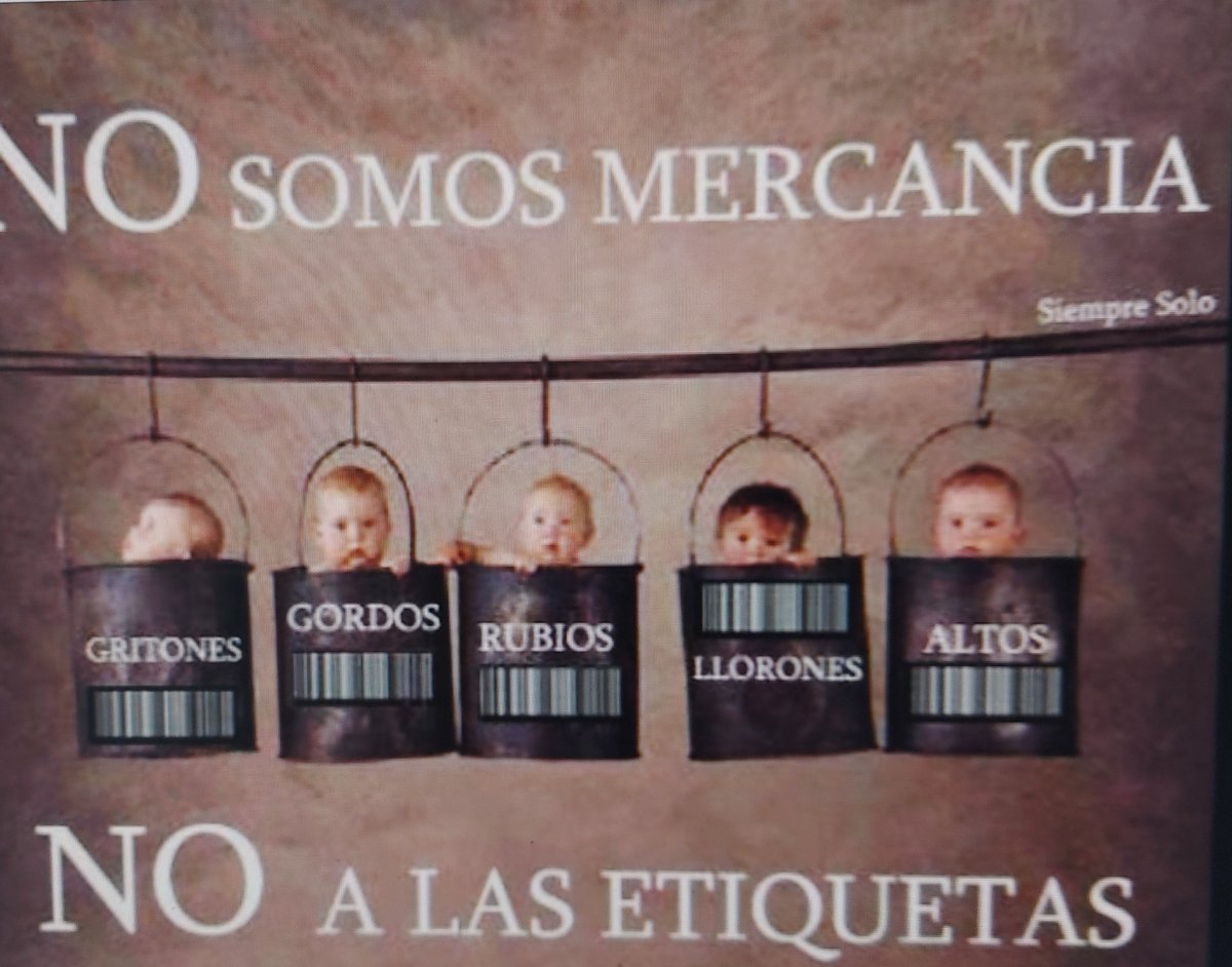 VictoriaCardona's tweet photo. "No etiquetis, no etiquetis, ni als fills ni a ningú". És excel.lent dir: "aquest fet és reprobable", "aquest fet és magnífic", si així ho trobes, perquè si dius: "ets antipàtic", "ets tosut", "ets males mans" t'estàs equivocant perquè ja has dones inseguretat i fas judicis. https://t.co/rWGPUw047O