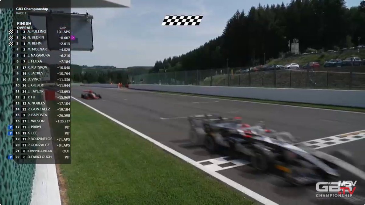 GB3Championship's tweet photo. She’s done it! @AbbiPulling wins race one at @circuitspa! https://t.co/blSOdkqd7Q