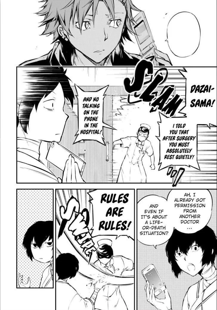USERKIIMV's tweet photo. Dazai and the nurse panel from chapter 50 analysis thread🧵 https://t.co/0OV76qW3I7