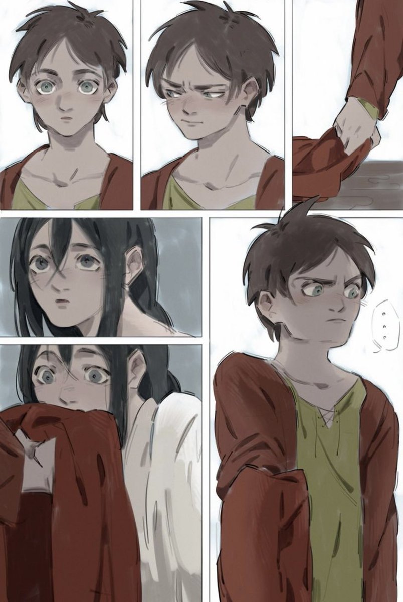 mikasababymama_'s tweet photo. SOBBING THIS IS SO CANON I LOVE MY BABIES😭

🎨: elohimes https://t.co/KCPzmjzndb