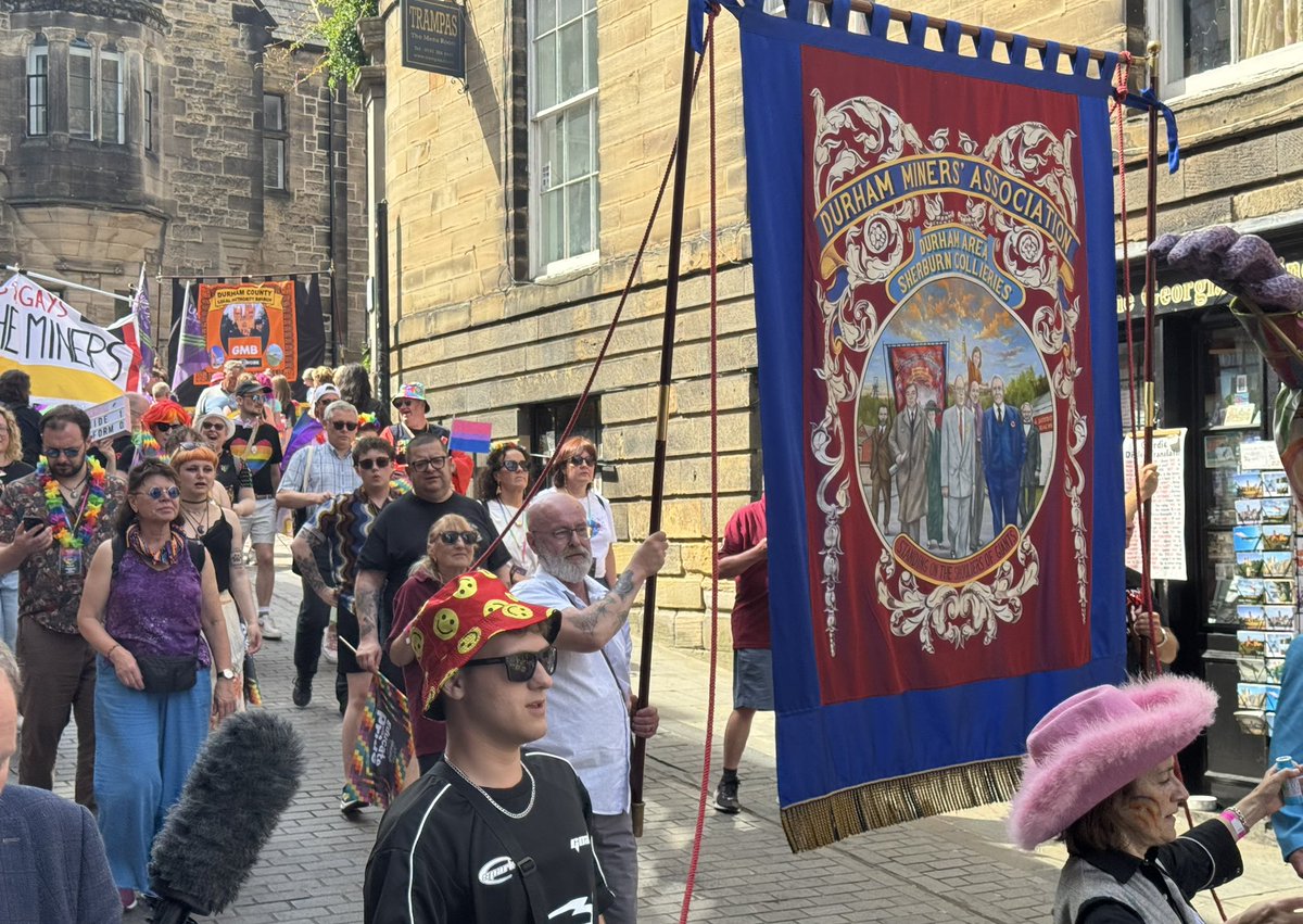 MrBenSellers's tweet photo. Can we take a moment to thank Durham’s @reformparty_uk Council for all the free publicity for this year’s #DurhamPride. Has to be said, it did the job: maybe twice as many people on the annual march compared to previous years; more trade union banners &amp; members … (1/4) https://t.co/FBb3suvY2V