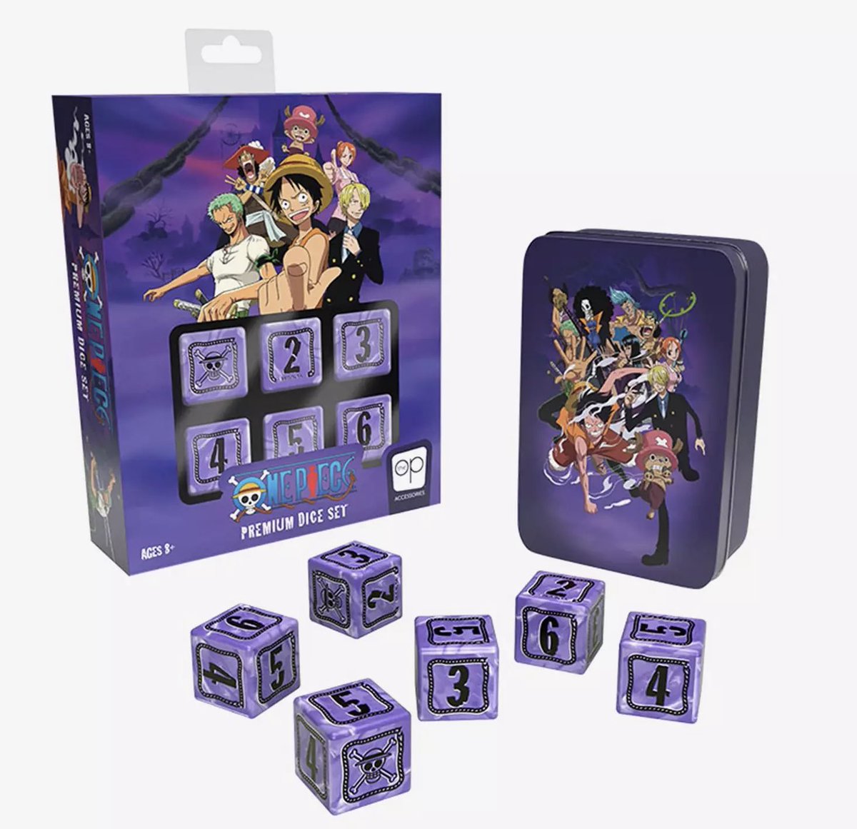 diceさま専用ページ One Piece Glow-in-the-Dark Premium Dice Set is available for