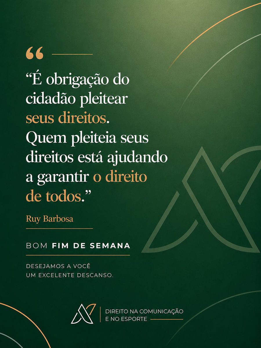 AKProtecao's tweet photo. A equipe da AK Direito na Comunicação e no Esporte deseja a você um excelente fim de semana. https://t.co/raRFEFJHya