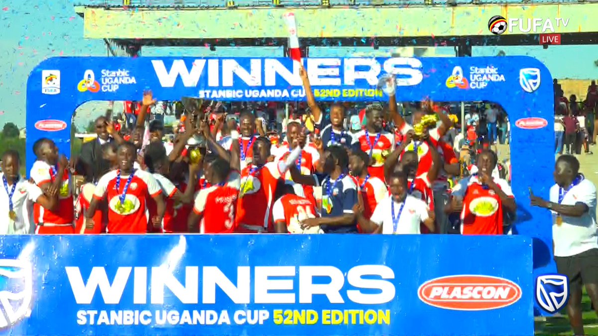 FUFARadio's tweet photo. 🏆🎉 𝗖𝗼𝗻𝗴𝗿𝗮𝘁𝘂𝗹𝗮𝘁𝗶𝗼𝗻𝘀 @KitarafcHoima, 𝘁𝗵𝗲 𝟮𝟬𝟮𝟲 𝗖𝘂𝗽 𝗪𝗶𝗻𝗻𝗲𝗿𝘀. https://t.co/yDFVwME0DW