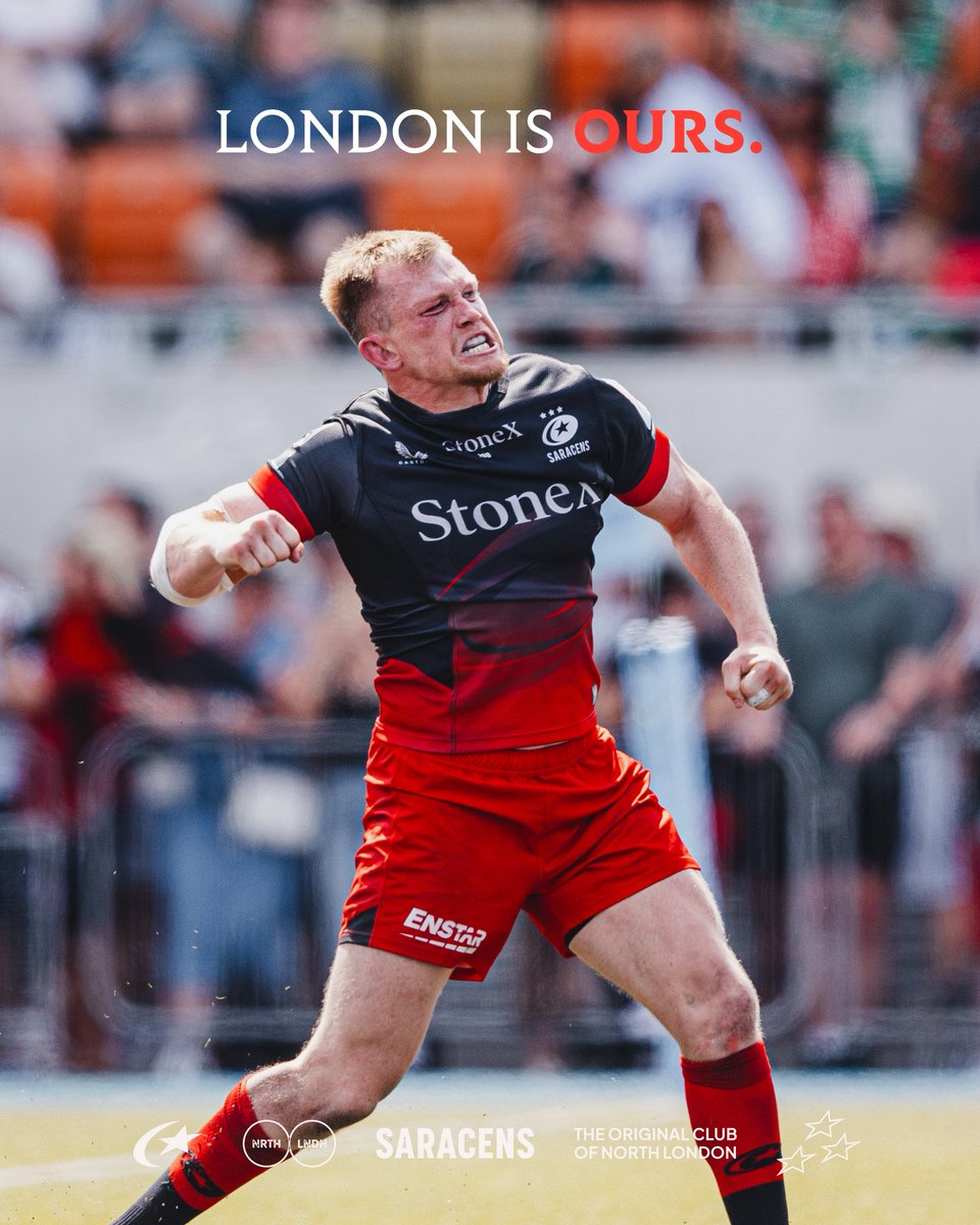 Saracens's tweet photo. Capital conquered. Nuff said. https://t.co/rBwWaVUy8C
