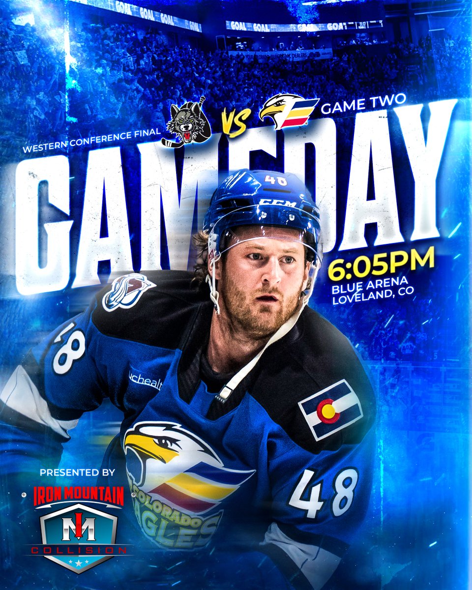 ColoradoEagles's tweet photo. See you at 6:05pm 🫡 https://t.co/CKvCYUNoJ1