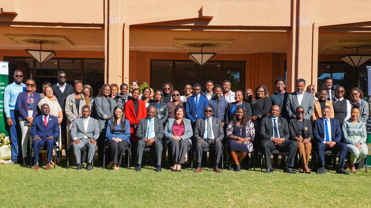 AUC_PAPS's tweet photo. This week in #Windhoek, 🇳🇦, the AU Youth for Peace (#Y4P) Program, in collaboration with the National Youth Council (#NYC) of Namibia and the Namibia Youth, Peace and Security (#YPS) Network, convened a Dual Capacity Building Programme for Members of Parliament (MPs) and the Technical Working Group (TWG) in support of ongoing efforts to develop Namibia’s first National Action Plan on Youth, Peace and Security (NAP-YPS).

The programme was officially opened by H.E. Dr. Sanet L. Steenkamp, Minister of Education, Innovation, Youth, Sport, Arts and Culture of the Republic of Namibia. 

Key remarks were delivered by Hon. Phillipus Katamelo, Deputy Speaker of the Parliament of Namibia; Dr. Josephine Nwaelugo, Coordinator of #WYC at @AUC_PAPS; Ms. Patience Masua, Executive Chairlady of the National Youth Council of Namibia; and Ms. Jessica Uiras, Founder of the Namibia YPS Network.

@AU_AYAPs
#Youth4Peace
#NamibiaNAP_YPS