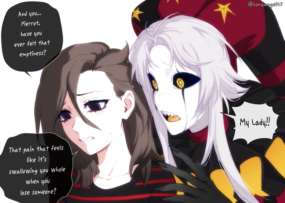 sonyangel47's tweet photo. i love my monster-husband
1\2

#thefreakcircus #freakcircus #pierrot #fanart #originalcharacter https://t.co/CSOdIp1WTm