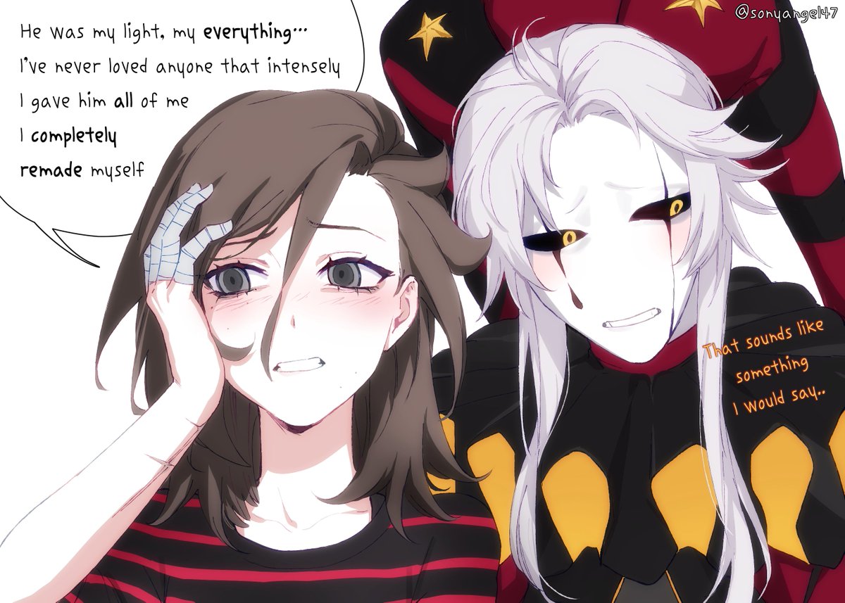 sonyangel47's tweet photo. i love my monster-husband
1\2

#thefreakcircus #freakcircus #pierrot #fanart #originalcharacter https://t.co/CSOdIp1WTm
