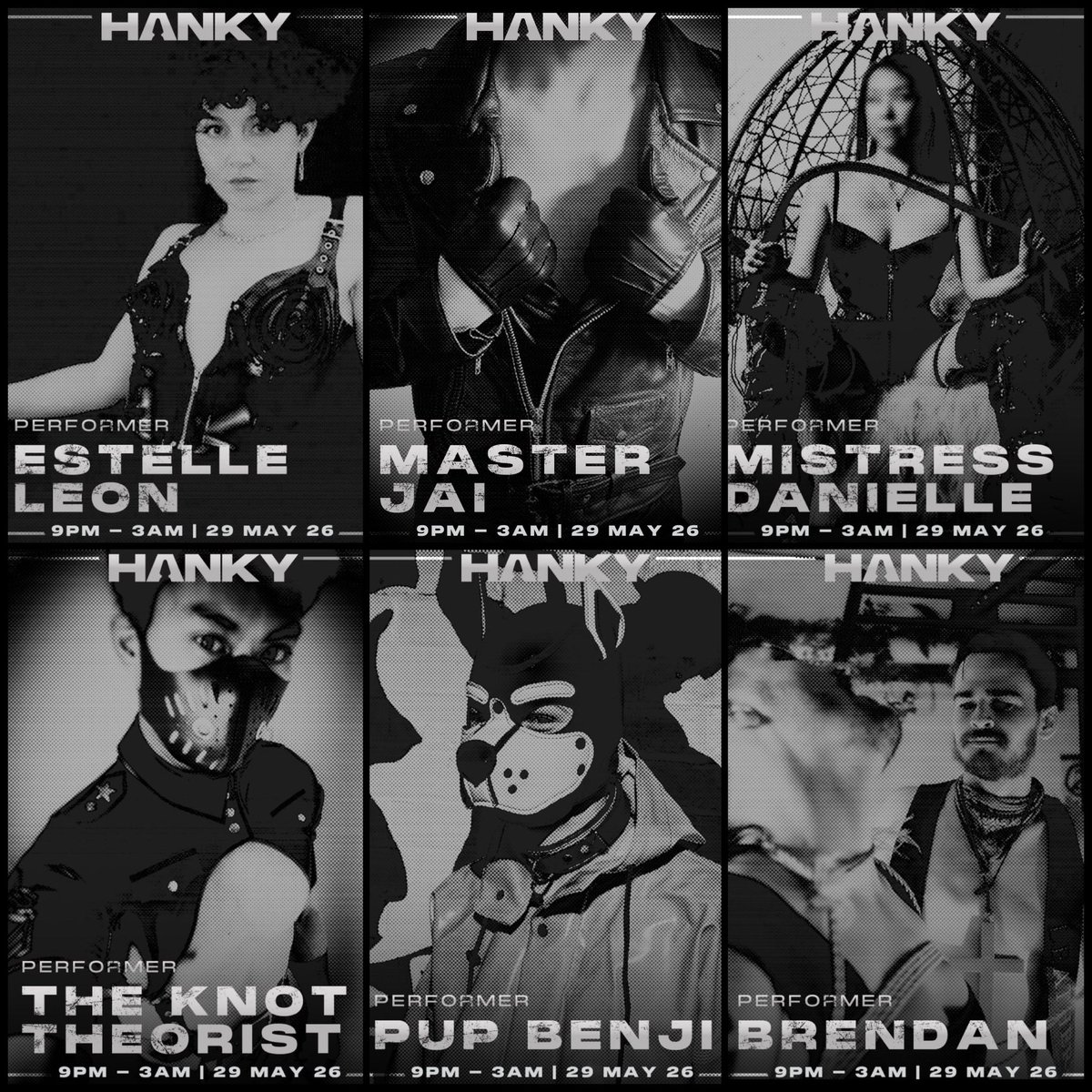 MasterJai_46's tweet photo. ⛓️🔒 HANKY BLACK 😈⛓️

Such an INSANE lineup thrown together by @hanky_au

Some amazingly sadistic Mistresses, ruthless Masters, hungry Slaves &amp; adorable Pups coming out to make a great kinky night out on the town 😈

Who else is hooked &amp; ready for round two?! 👀 https://t.co/GaVe33ga8U