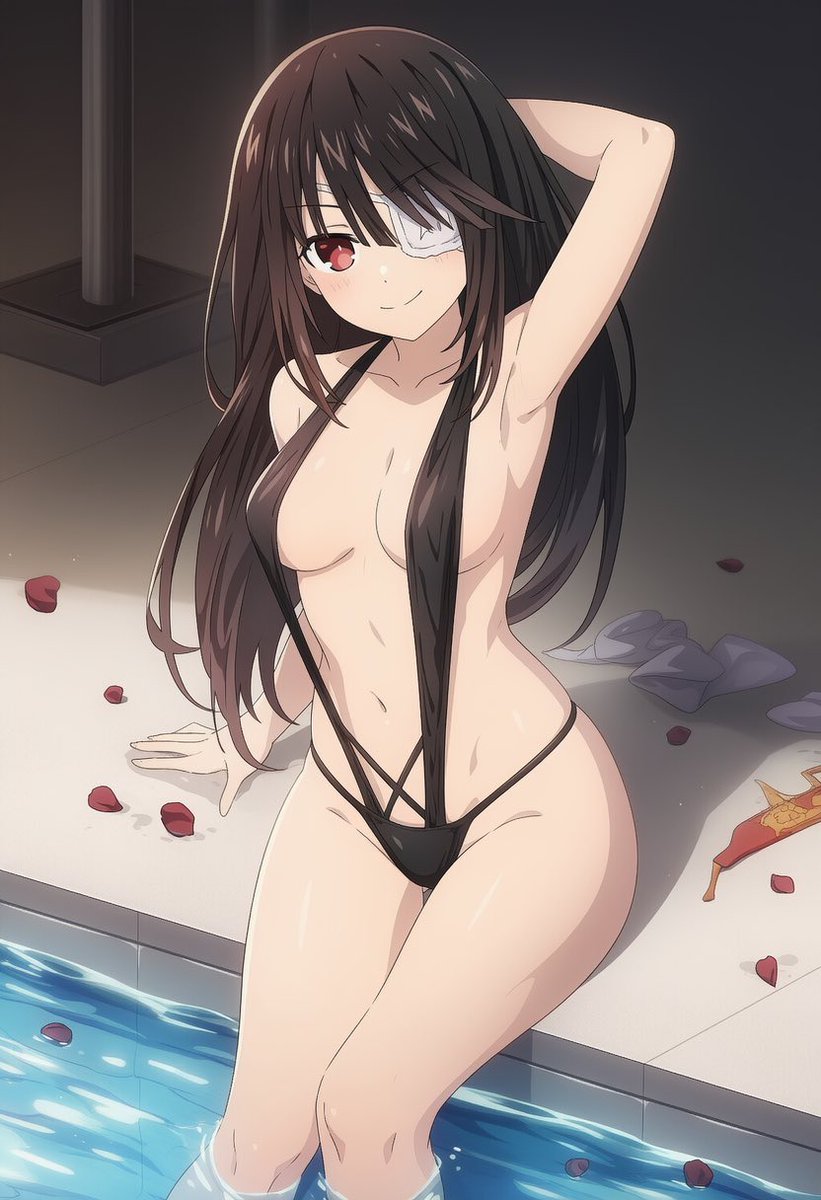 WorstSpirit's tweet photo. “ Ara ara~

Baddie energy, poolside setting~ ”

#SwimsuitSaturday #DateALive #KurumiTokisaki https://t.co/CuzaigKoNJ