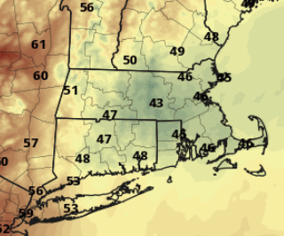 MikeZaccardi's tweet photo. Wow, afternoon temps are almost down into the 30s in parts of Massachusetts... wind chill near freezing! https://t.co/nDzbQSa00w