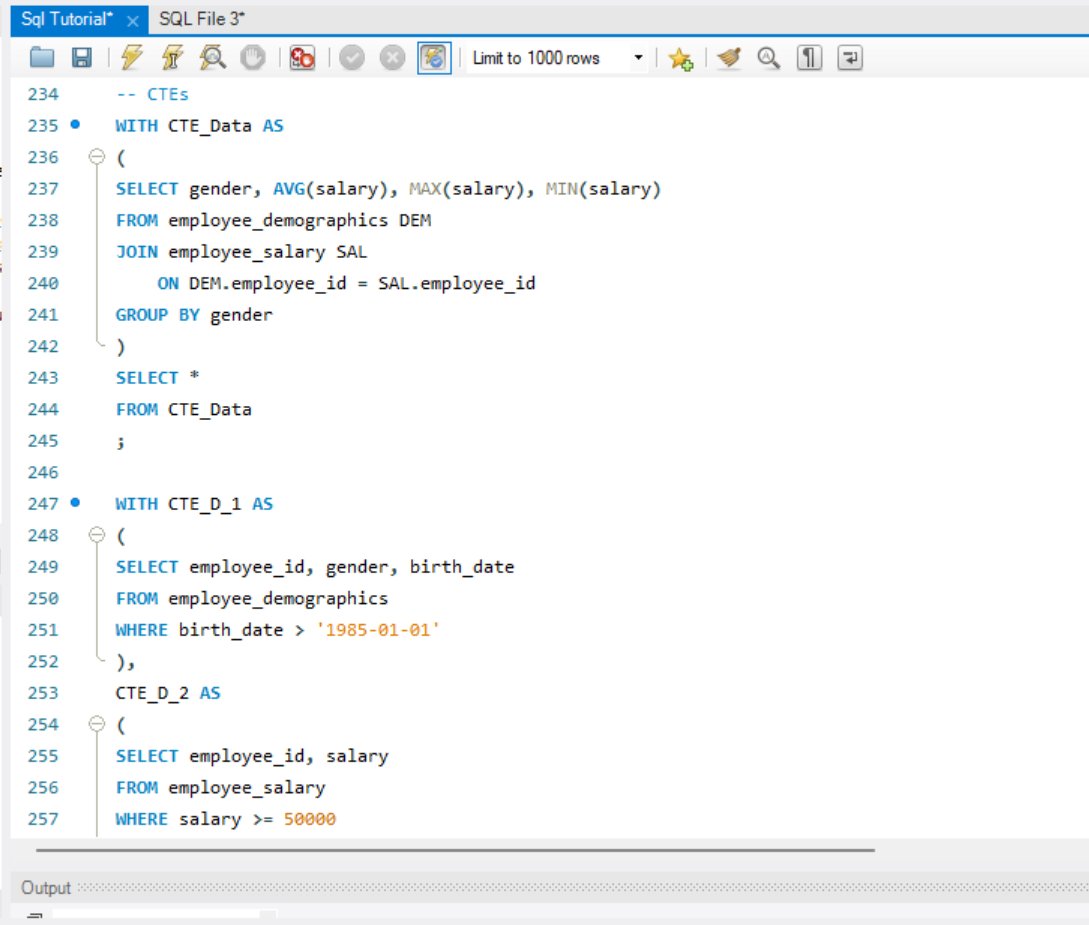 PrimeW1sdom's tweet photo. Day 6 done ✅

Covered CTEs &amp; Temp Tables today.
A CTE lets you define a temporary result set at the top of your query.

Instead of one long messy query, you break it into named steps that makes things look a lot  simpler.

Day 7 on Monday😌.
 #SQL #7DaysOfSQL https://t.co/PBq9KZlEVN