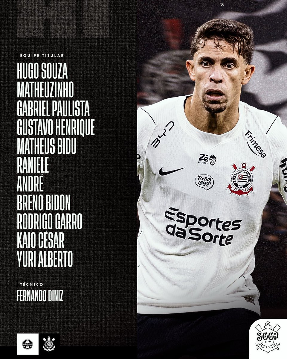 _sccpnews's tweet photo. ⚫️⚪️ | SPORT CLUB CORINTHIANS PAULISTA ESCALADO! https://t.co/5Tf0uTRA0K