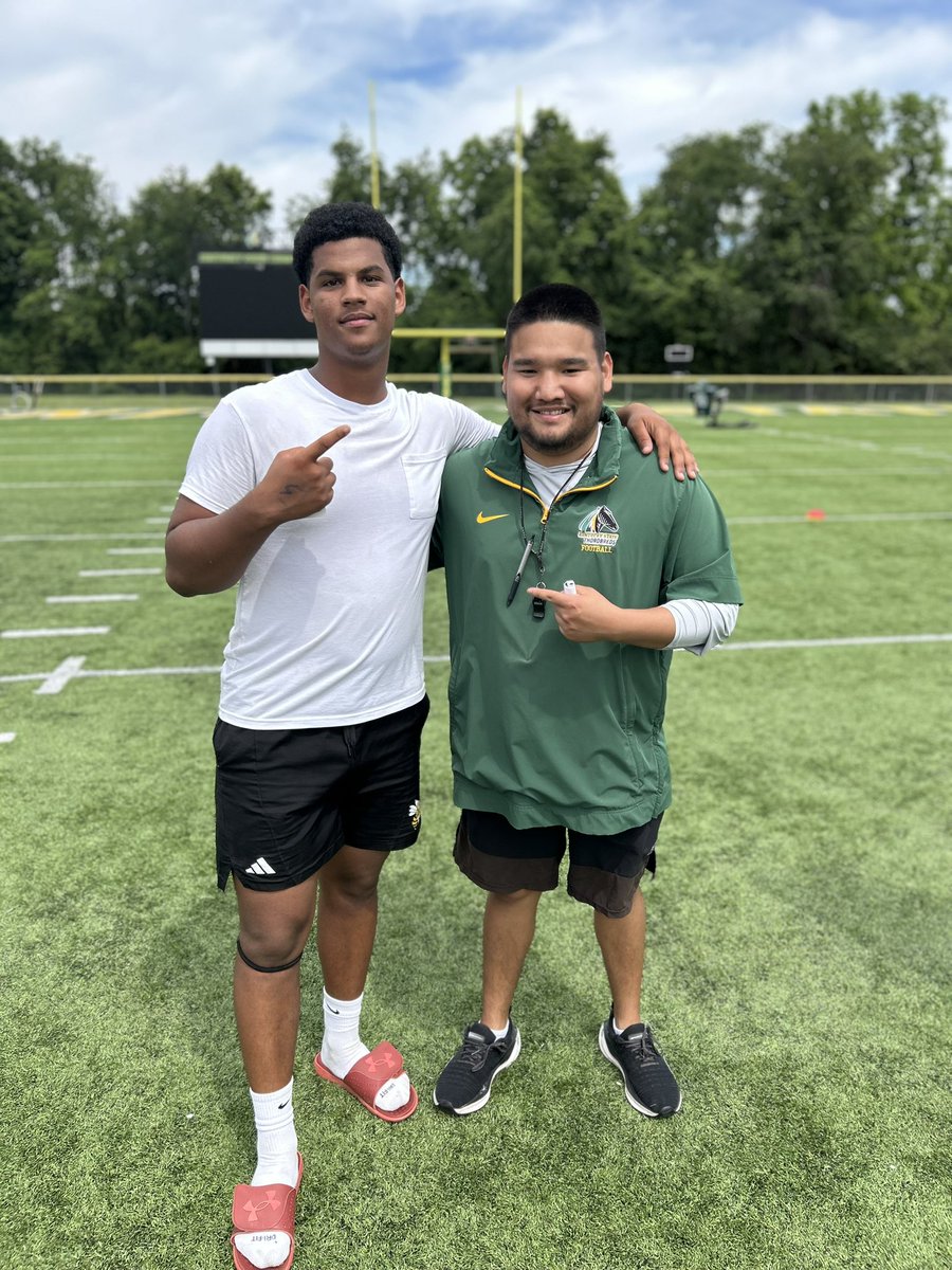 MaxxBishop4653's tweet photo. After a great conversation and camp day with @EliTibbles at @KYSUFB I am blessed to recieve a verbal offer from Kentucky State University.
@1_McKay_2 https://t.co/f506QNFnva