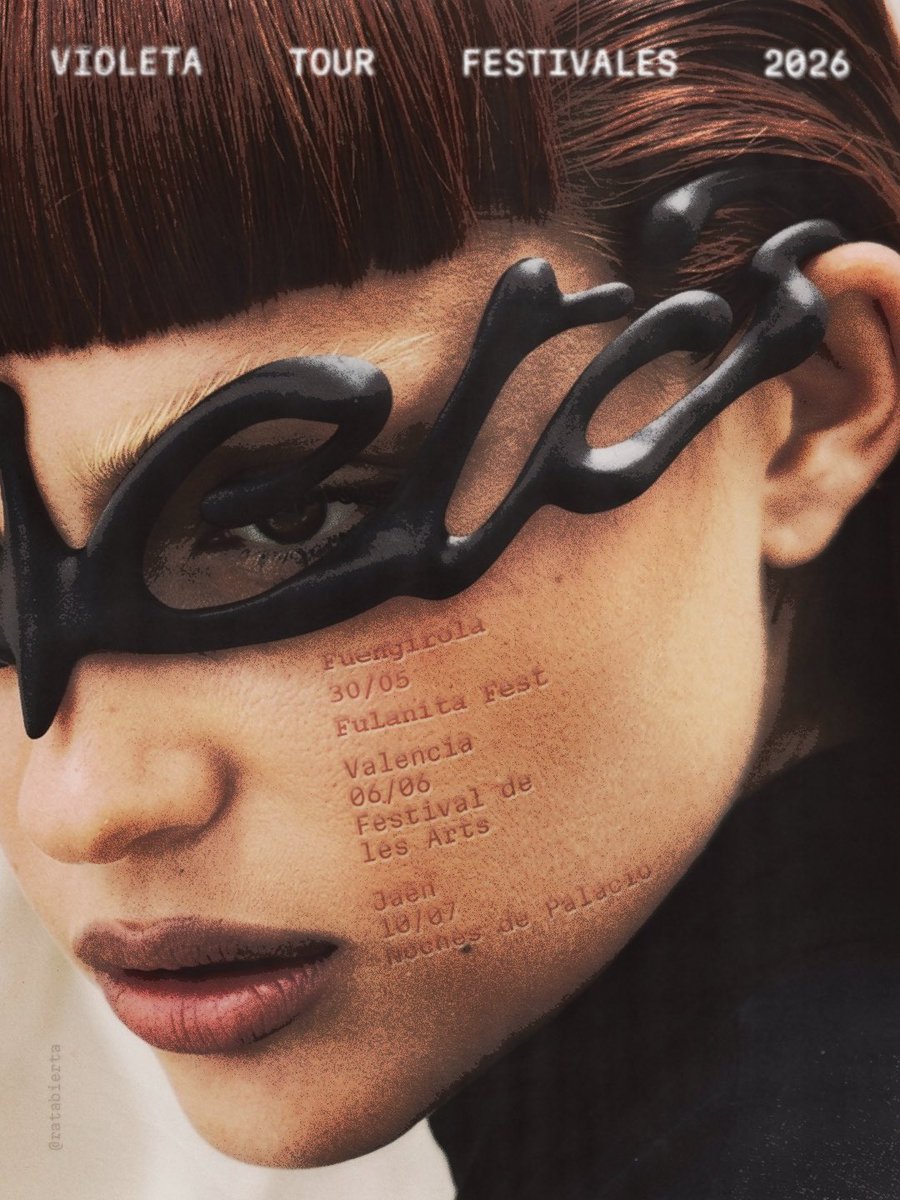 ratabierta's tweet photo. Violeta tour festivales - cartel conceptual⋆˚࿔ https://t.co/LcqAbGyZXb