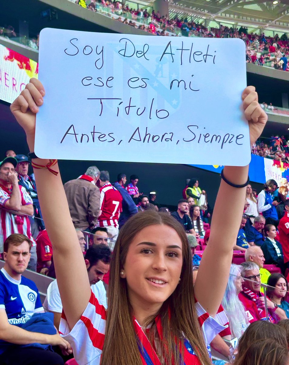 Atlético fans tweet media