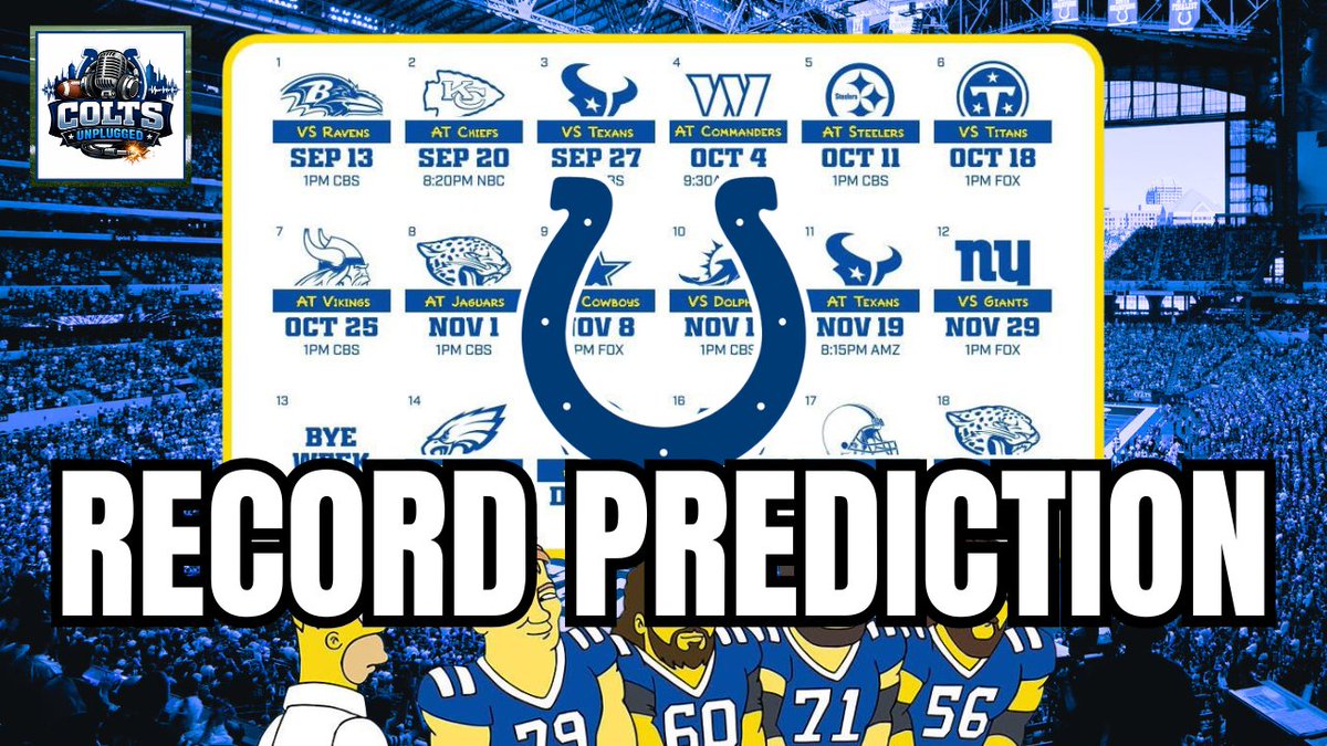 ProFanLogan's tweet photo. Predicting the entire Indianapolis Colts 2026-2027 season with @atioberoi on @ColtsUnplugged 🤔🔮

Watch &amp; Subscribe on YouTube ⤵️
https://t.co/dynseXAxsO https://t.co/2DIpwQObwW