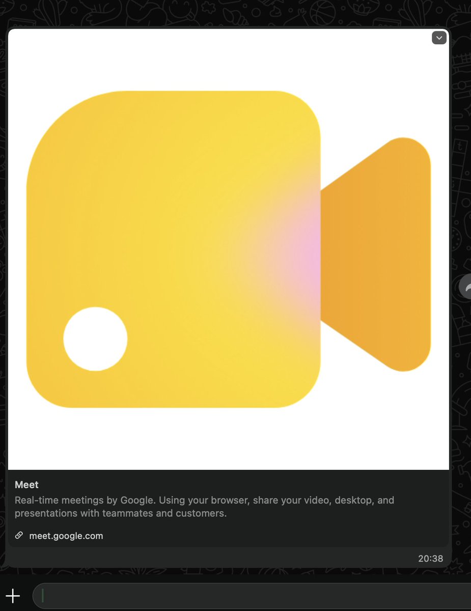 bahdcoder's tweet photo. @Google these new icons look like ducks when links are shared please 😭 https://t.co/hIZRkwAiiU