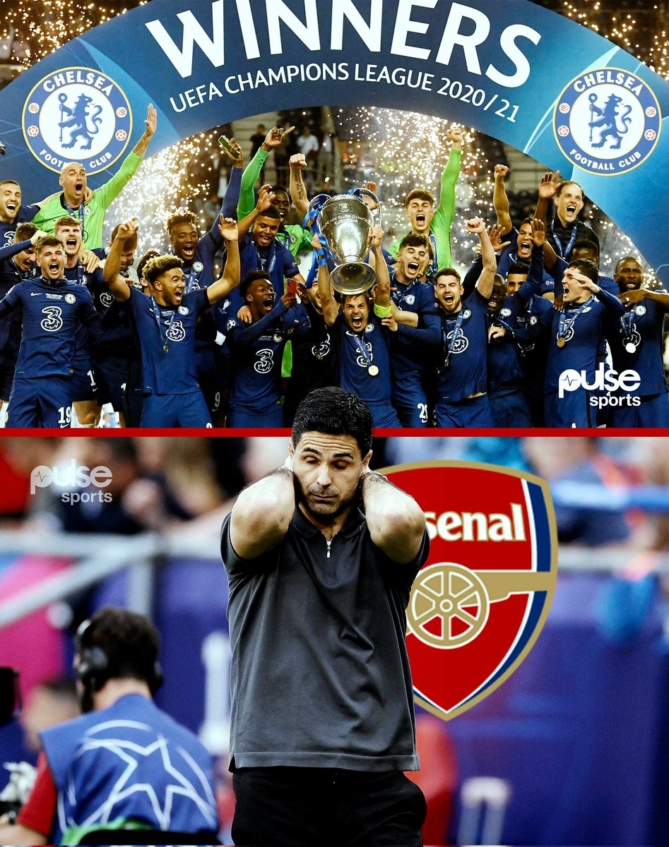 PulseSportsNG's tweet photo. 🚨🔵 Chelsea are still the only club from London to have lifted the Champions League trophy. 🏆 https://t.co/vSQx8QEOzl