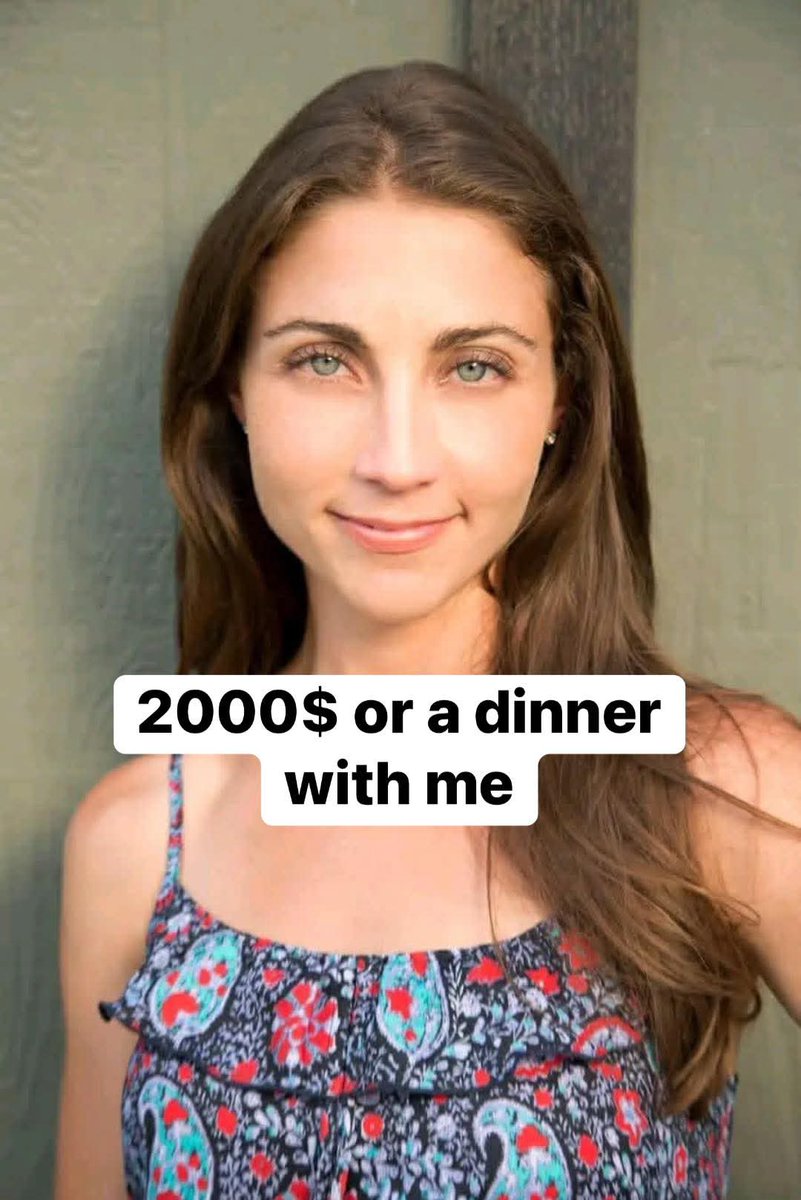 Hoorain154's tweet photo. 2000$ or a dinner with me? https://t.co/YD1q4nMCaX