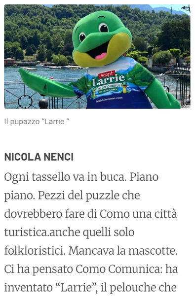 ilbacodicomo's tweet photo. Assessore alla Cultura, delega multitasking

Larrieco Colombo

#Assessore4Seasons #TuttoFareMaluccio #PiepoliTurnerPoint https://t.co/M5Ji4NHlox