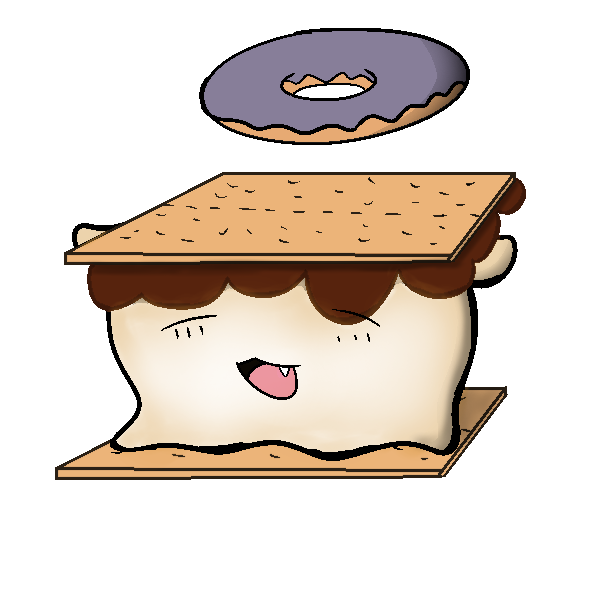 FeroLamb's tweet photo. Is the smores Takodachi too cute to eat? #hololive #hololiveEN #hololiveFanArt #inART #takodachi https://t.co/Vo1KUbLOJJ