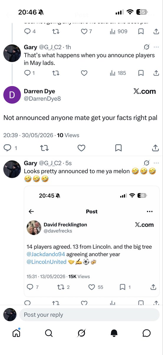 G_J_C2's tweet photo. @grimesy9 @davefrecks Didn’t announce him tho mate https://t.co/LkVHie6hHQ