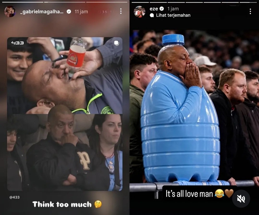 langgaaja's tweet photo. @man27may @mancityroom Asli setuju bet bro apalagi pas kemarin pasang si sg nya kok kebetulan bisa sama ya gagal nendang penalti kedua pemain arsendal tdi karma kah? 🤣 https://t.co/KCMQnj8HJb