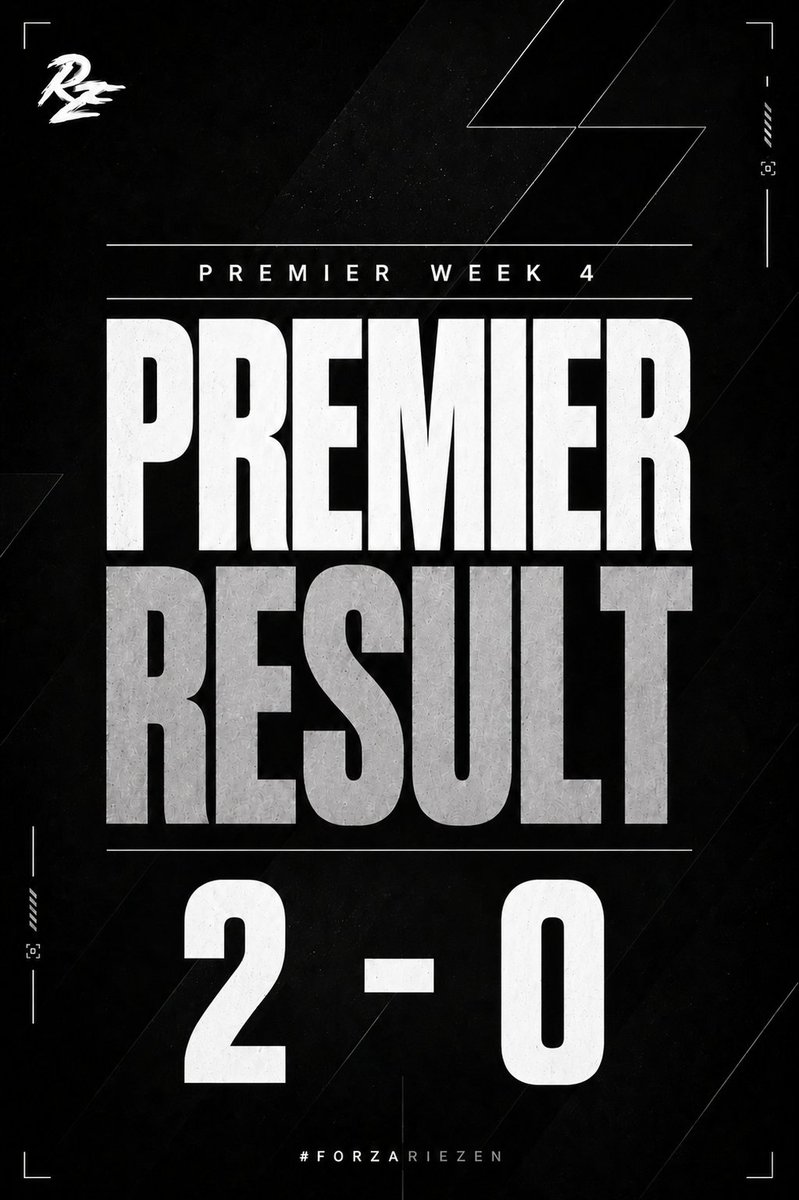 riezenesports's tweet photo. V26 A3 Premier Week 4

Kusursuz bir performans değildi, ancak güçlü takımlar hata yaptığında da kazanmayı bilir. Premier Week 4'ü 2-0 ile kapatıyoruz.

15-13 @KokEsporTeam 
13-9 @TEAMLOFTY 
Bize destek veren herkese teşekkürler. 🤍 

#ForzaRIEZEN https://t.co/fMheuyiwow